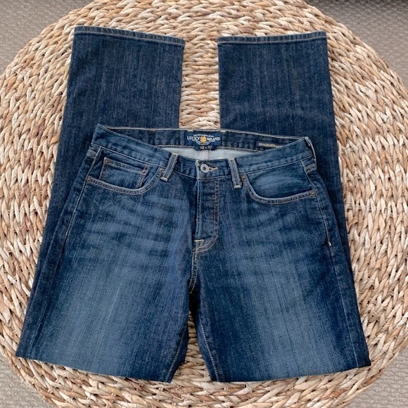 Lucky Brand 221 Button Fly Slim Straight Jean - Picture 2 of 14